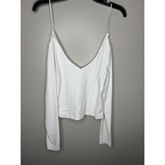 Lululemon White Long Sleeve Low Back Butter Soft Open Back Yoga Athleisure Top 8 - Picture 2 of 5